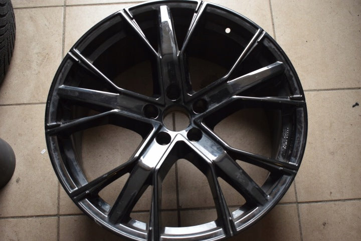 1x Alufelge 20 Zoll 9.0" 5x112 20ET Glanz Schwarz Rim Wheel FEL4589525467uu