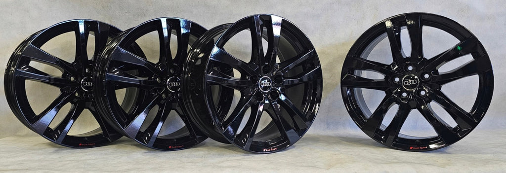 4x Alufelge 19 Zoll 8.5" 5x112 40ET Glanz Schwarz 4K0601025H Audi A4 B9 Mg 6 FEL2345288489uf
