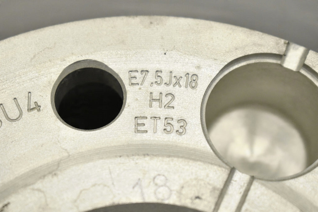 4x Alufelge 18 Zoll 7.5" 5x130 53ET Glanz Silber 4L0601025AF Audi Q7 Rim Wheel