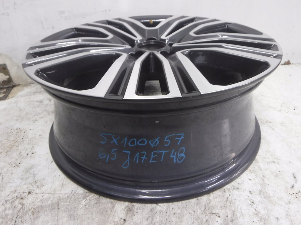 1x Alufelge 17 Zoll 6.5" 5x100 48ET 6F9601025A Audi I Rim Wheel FEL8006035761az