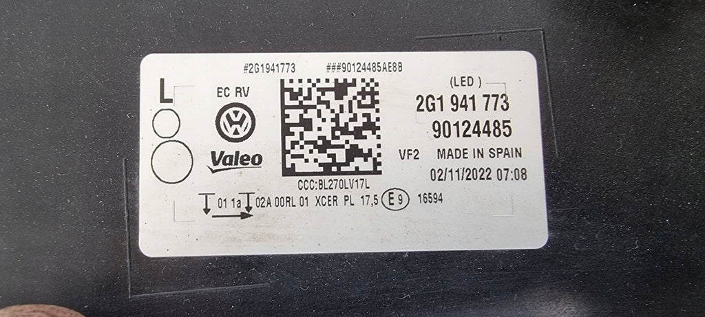 Frontscheinwerfer VW Polo 2G1941773 90124485 Full LED Links Headlight