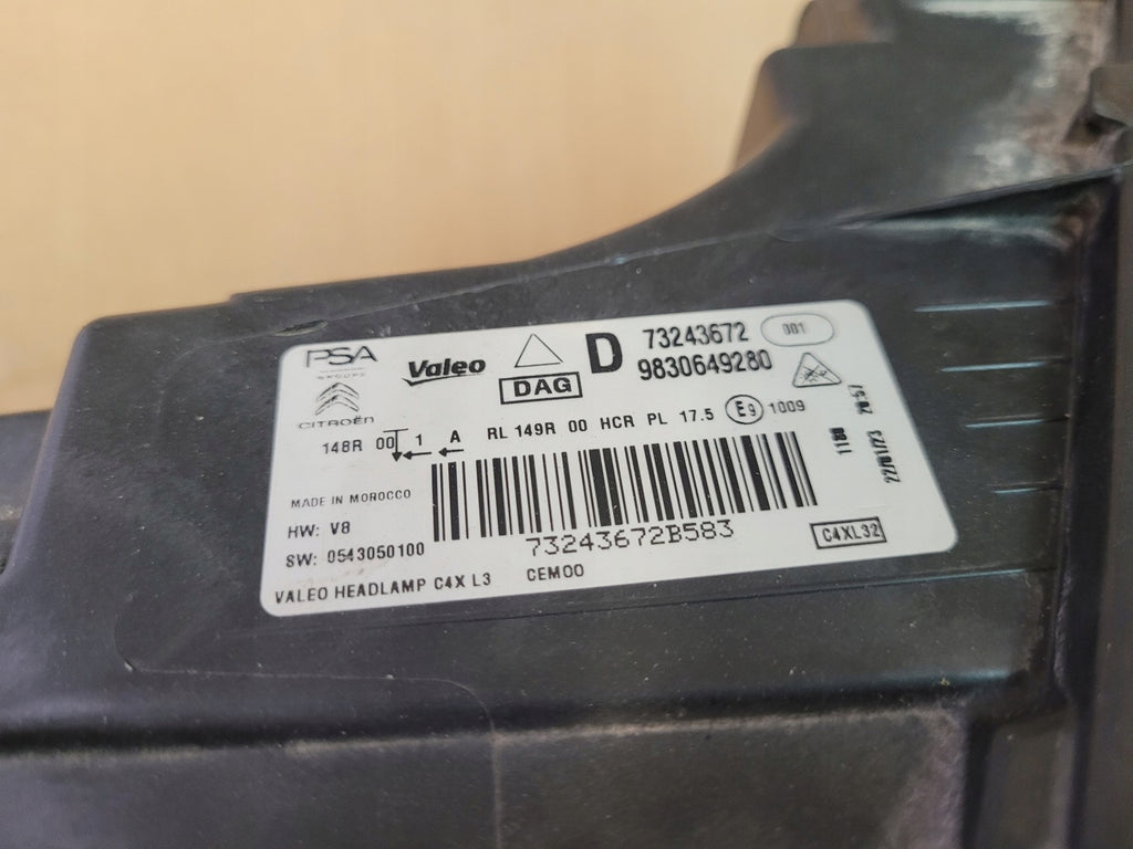 Frontscheinwerfer Citroën C4 III 9830649280 LED Rechts Scheinwerfer Headlight