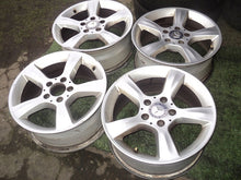 Load image into Gallery viewer, 4x Alufelge 16 Zoll 7.0" 5x112 31ET Glanz Weiß Mercedes-Benz Rim Wheel FEL8704107803nh