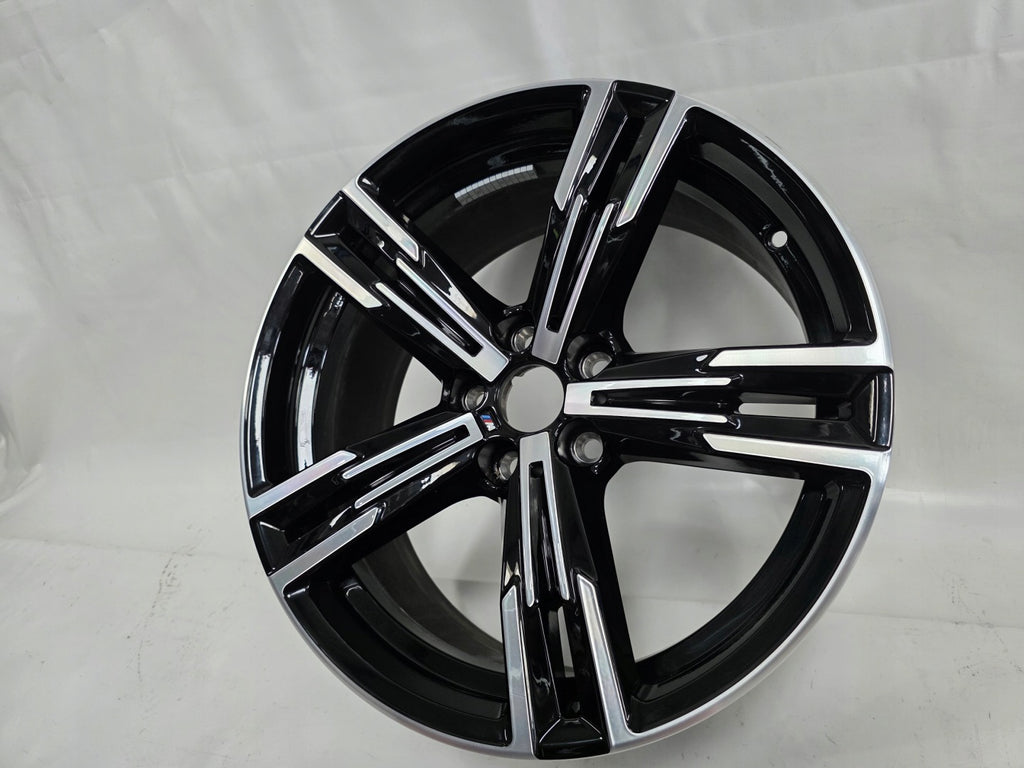 1x Alufelge 18 Zoll 7.5" 5x112 25ET Glanz Schwarz 8746631 BMW G20 Rim Wheel FEL2572594745tj