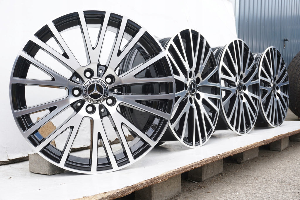 4x Alufelge 18 Zoll 7.5" 5x112 49ET Glanz Schwarz A1774010600 Mercedes-Benz W177 FEL1141448088tg