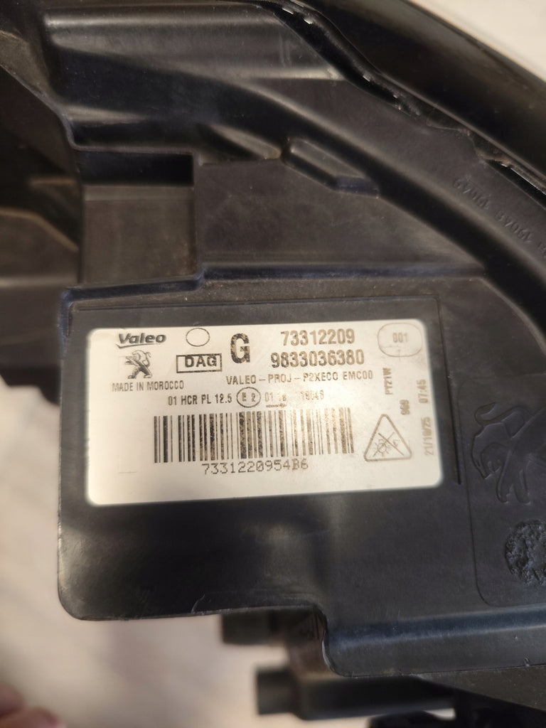 Frontscheinwerfer Peugeot 208 I 9833036380 Links Scheinwerfer Headlight SCH7406330364us