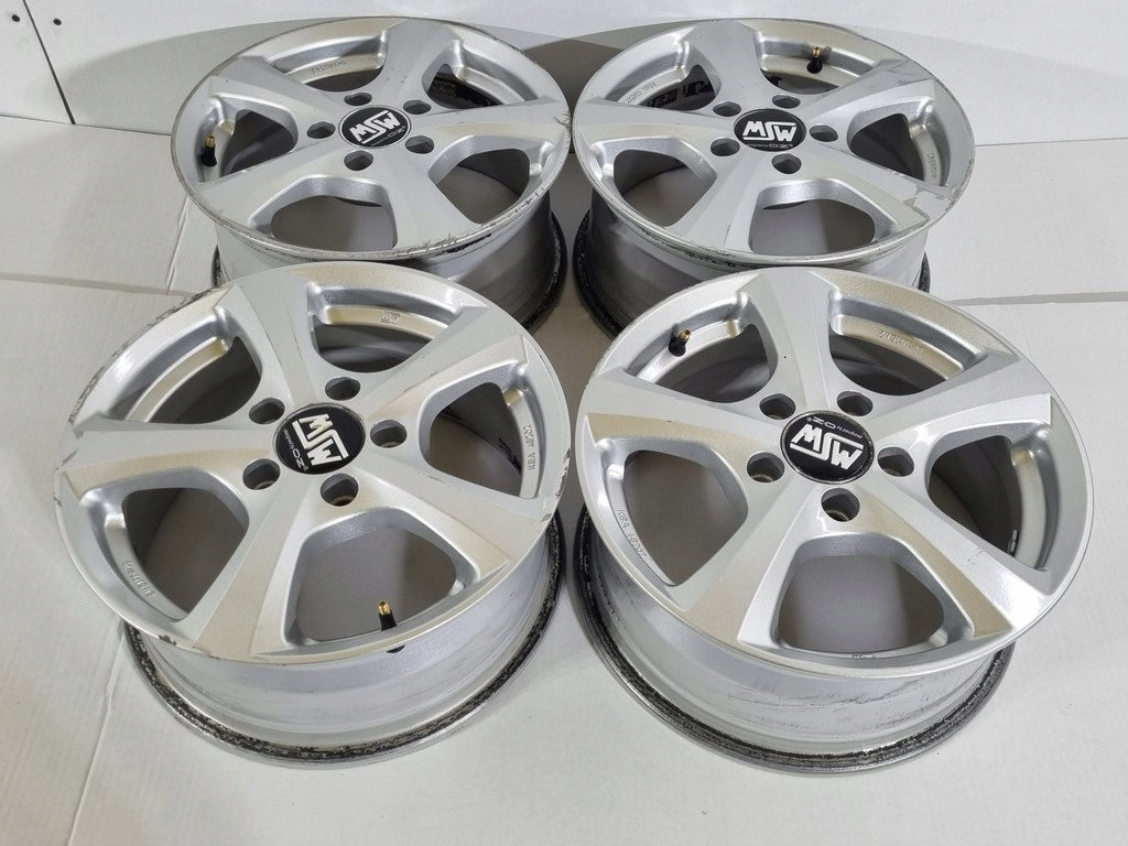 4x Alufelge 16 Zoll 6.5" 5x112 42ET KBA49261 Audi Rim Wheel FEL2331252290bc