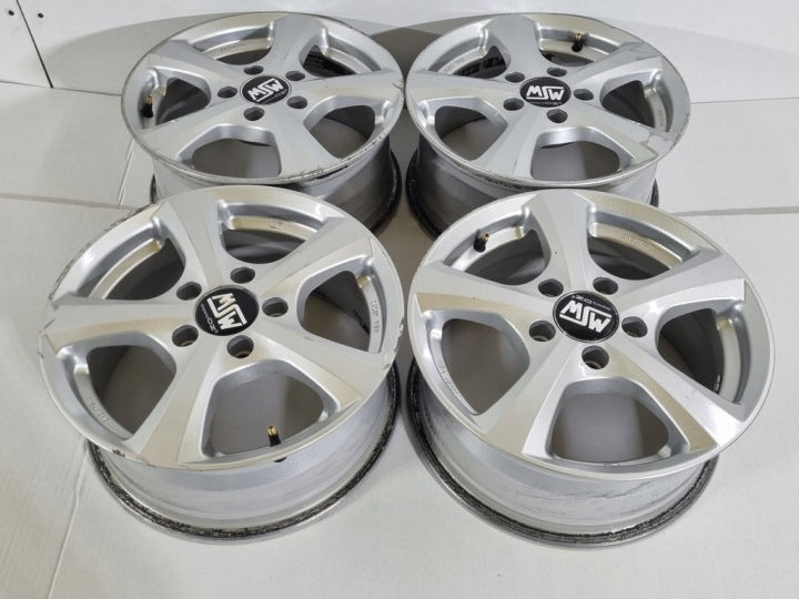 4x Alufelge 16 Zoll 6.5" 5x112 42ET KBA49261 Audi Rim Wheel FEL2331252290bc