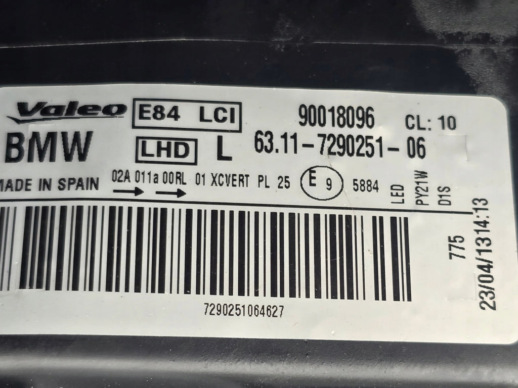 Frontscheinwerfer BMW X1 E84 6311-7290251-06 Links Scheinwerfer Headlight SCH8419974297fr