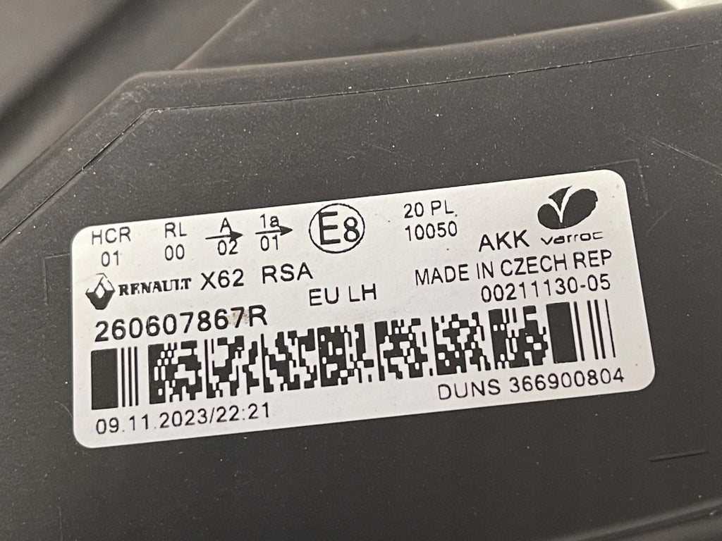 Frontscheinwerfer Renault Master III 260607867R LED Links Scheinwerfer Headlight SCH9394589650et