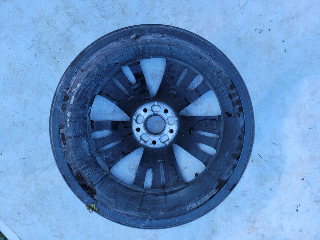 1x Alufelge 18 Zoll 7.5" 5x108 49ET Glanz Schwarz 9809687377 Peugeot 5008 FEL3948172299mg