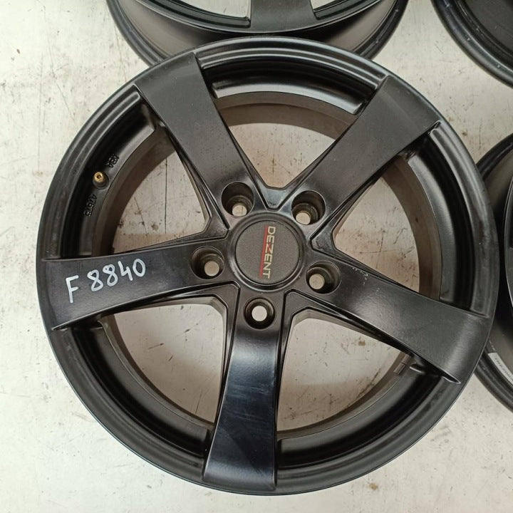 4x Alufelge 16 Zoll 6.5" 5x114.3 48ET Schwarz Hyundai I Rim Wheel FEL8981844994wr