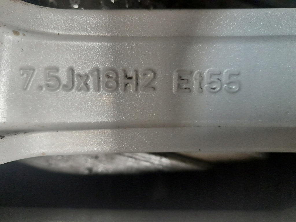 1x Alufelge 18 Zoll 7.5" 5x108 55ET Glanz Silber EM2CE1A Ford Rim Wheel FEL7312922020gq