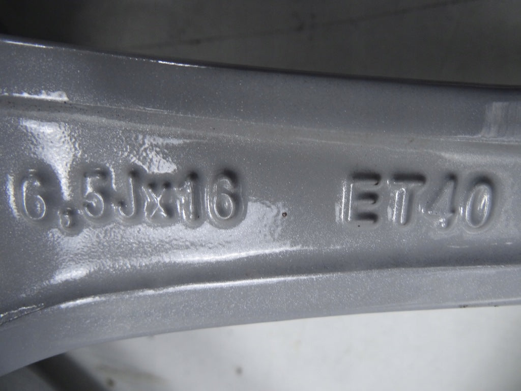 1x Alufelge 16 Zoll 6.5" 5x114.3 40ET Glanz Silber KE4093Z110 Nissan Pulsar FEL5414964790wz