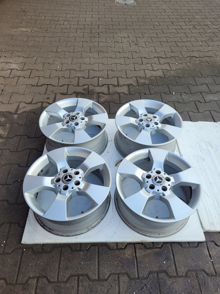4x Alufelge 17 Zoll 7.5" 5x112 47 5ET Glanz Silber A2044013602 Mercedes-Benz FEL7181462946tk