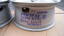 Load image into Gallery viewer, 4x Alufelge 17 Zoll 7.5" 5x112 52ET 6856061 BMW X1 Rim Wheel FEL8305405800eh