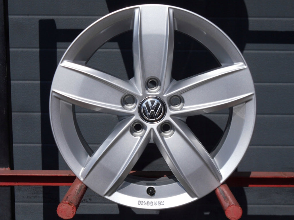 4x Alufelge 15 Zoll 5.5" 5x100 40ET Glanz Silber 2G0071495 Skoda Fabia IV Polo FEL3295865317jm