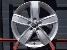 Load image into Gallery viewer, 4x Alufelge 15 Zoll 5.5" 5x100 40ET Glanz Silber 2G0071495 Skoda Fabia IV Polo FEL3295865317jm