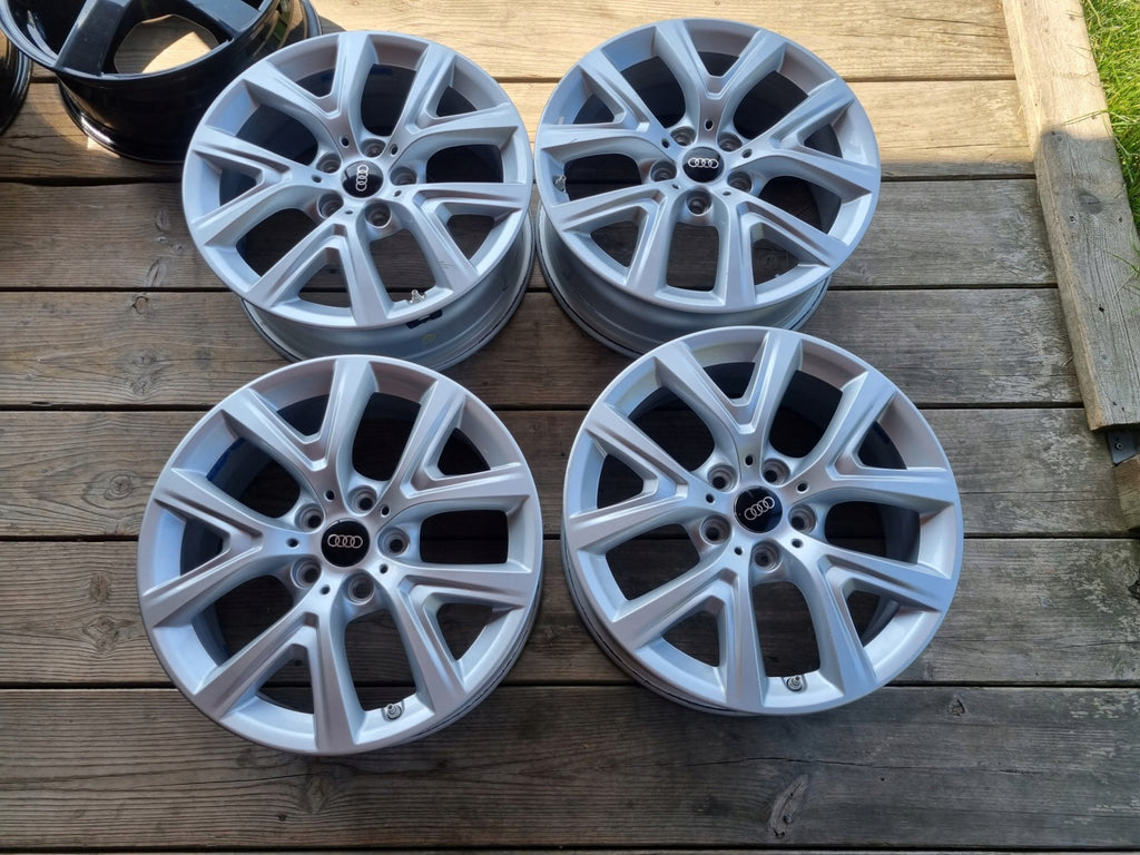 4x Alufelge 17 Zoll 6.5" 5x112 39ET Silber Audi Super Rim Wheel FEL3160268541oj