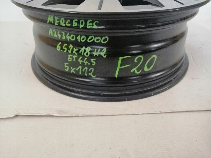 1x Alufelge 18 Zoll 6.5" 5x112 44 5ET A2434010000 Mercedes-Benz Eqa H243 FEL3404941372bz