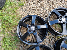 Load image into Gallery viewer, 4x Alufelge 16 Zoll 6.5" 5x112 50ET Glanz Schwarz KBA47675 VW Golf Rim Wheel FEL9559646593wx