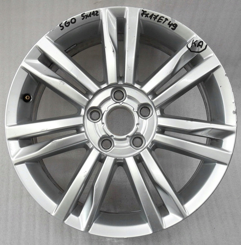 1x Alufelge 17 Zoll 7.0" 5x112 49ET Glanz Silber 5G0601025BS VW Golf Viii FEL5459731502wx