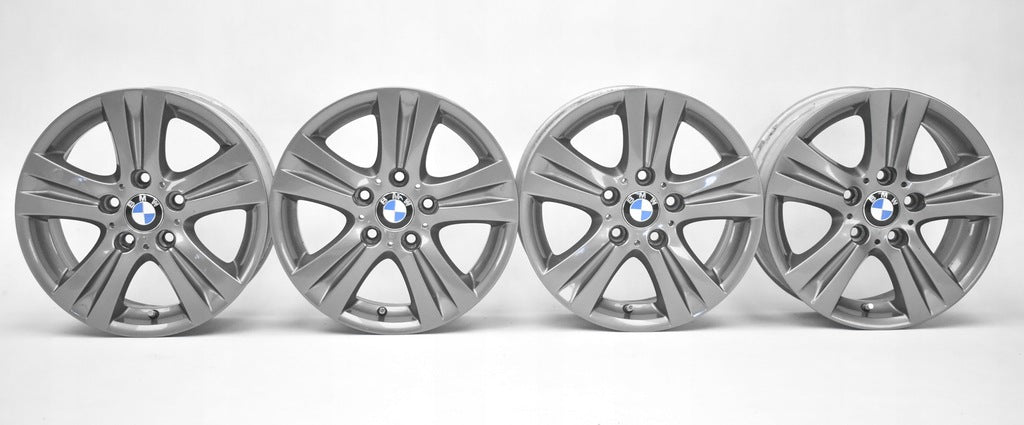 4x Alufelge 16 Zoll 7.0" 5x120 44ET Matt Silber 6779696 BMW 1 E88 E81 E82 E87 FEL2914633061rw