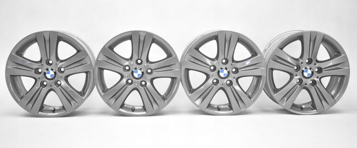 4x Alufelge 16 Zoll 7.0" 5x120 44ET Matt Silber 6779696 BMW 1 E88 E81 E82 E87 FEL2914633061rw