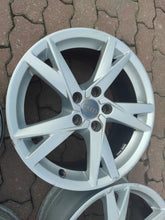 Laden Sie das Bild in den Galerie-Viewer, 4x Alufelge 17 Zoll 7.5" 5x112 38ET Glanz Schwarz 8W0601025K Audi A4 Rim Wheel FEL9666185149en