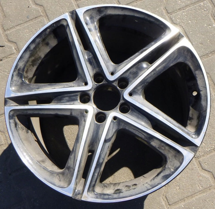 1x Alufelge 19 Zoll 9.0" 5x112 53ET Glanz A2384010400 Mercedes-Benz W213 FEL6369657461qf