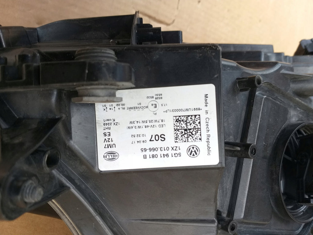 Frontscheinwerfer VW Golf VII 5G1941081B Links Scheinwerfer Headlight SCH4190449720rn