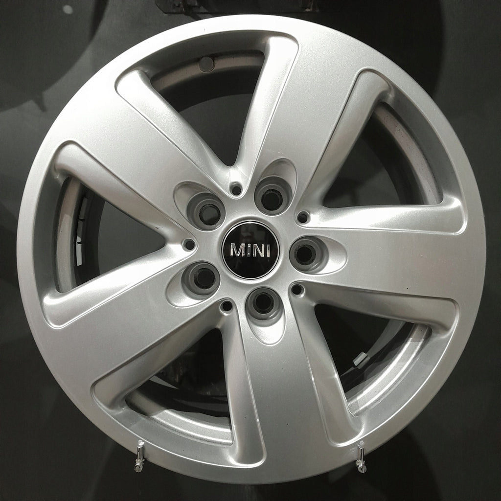 4x Alufelge 16 Zoll 7.0" 5x112 41ET Glanz Silber 6856029 Mini Countryman FEL5588868425ab
