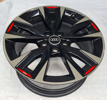 Load image into Gallery viewer, 1x Alufelge 18 Zoll 8.0&quot; 5x112 46ET Glanz Schwarz 8Y0071498 Audi A3 Mg Rim Wheel