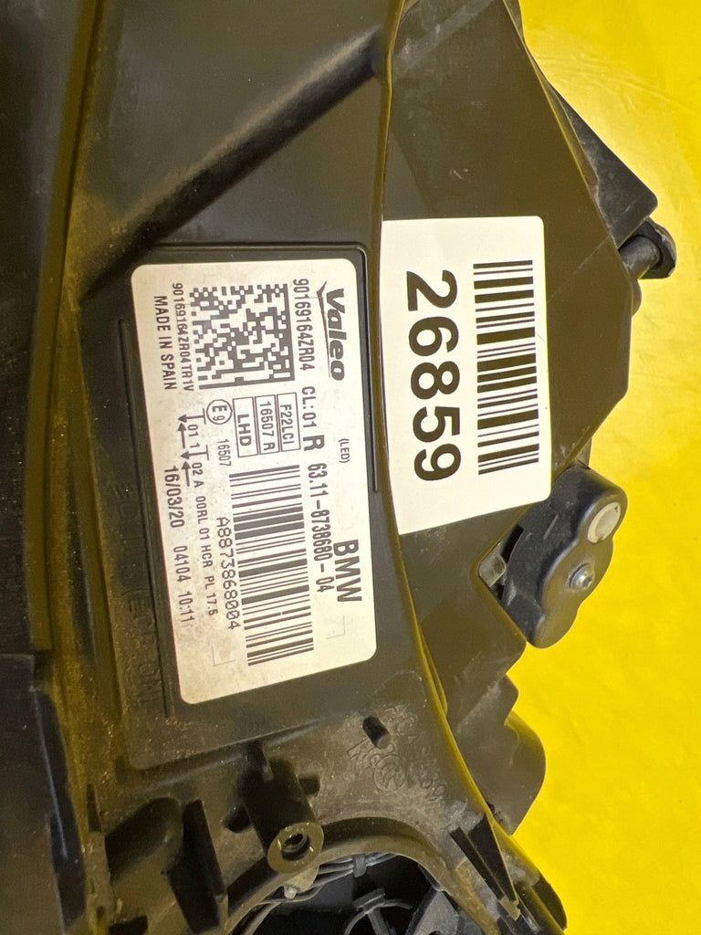 Frontscheinwerfer BMW 2 F22 F23 8738680-04 LED Rechts Scheinwerfer Headlight SCH3292836660dg