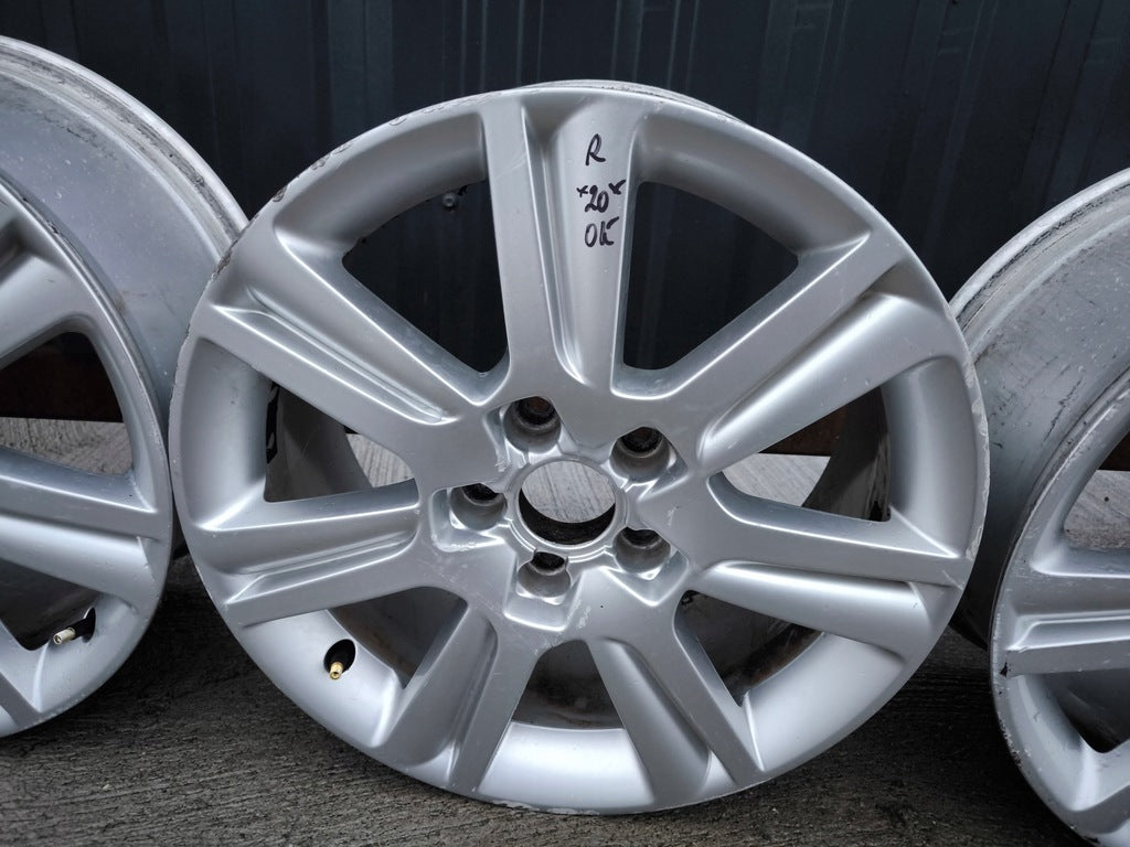 4x Alufelge 17 Zoll 7.5" 5x112 45ET Glanz Silber 8K0601025B Audi A5 A4 Rim Wheel FEL2054110040hb