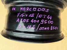 Load image into Gallery viewer, 1x Alufelge 18 Zoll 7.5" 5x112 44ET A2054019500 Mercedes-Benz W205 Rim Wheel FEL8233086477rt