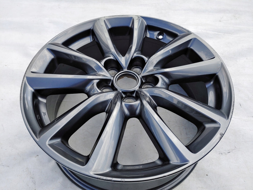 1x Alufelge 18 Zoll 7.0" 5x114.3 45ET Glanz Graphit Mazda 3 Bp Rim Wheel