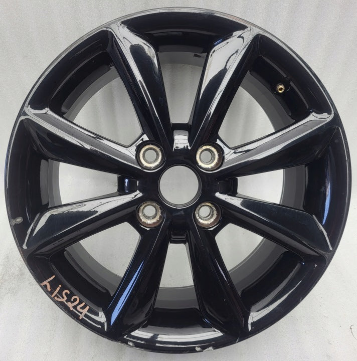 1x Alufelge 16 Zoll 6.5" 4x108 47 5ET Glanz Schwarz H1BJ-1007-G1A Ford Fiesta I FEL8813339626aj