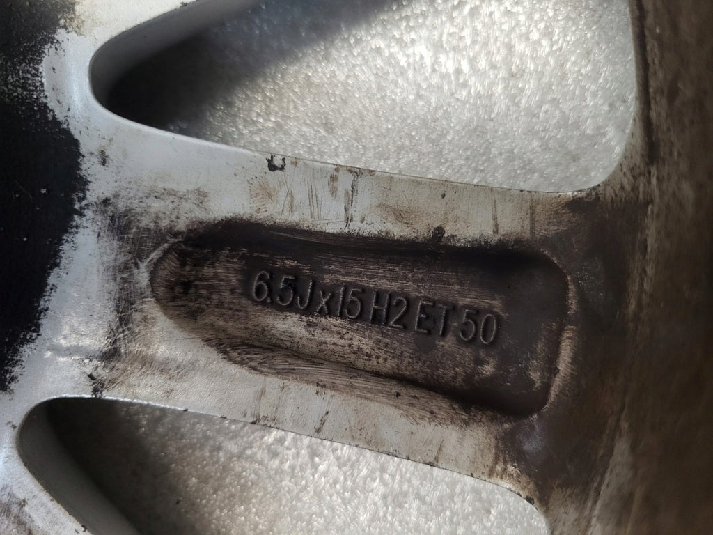 1x Alufelge 15 Zoll 6.5" 5x112 50ET Glanz Silber 1K0601025AK VW Golf V Plus FEL4484847066lq
