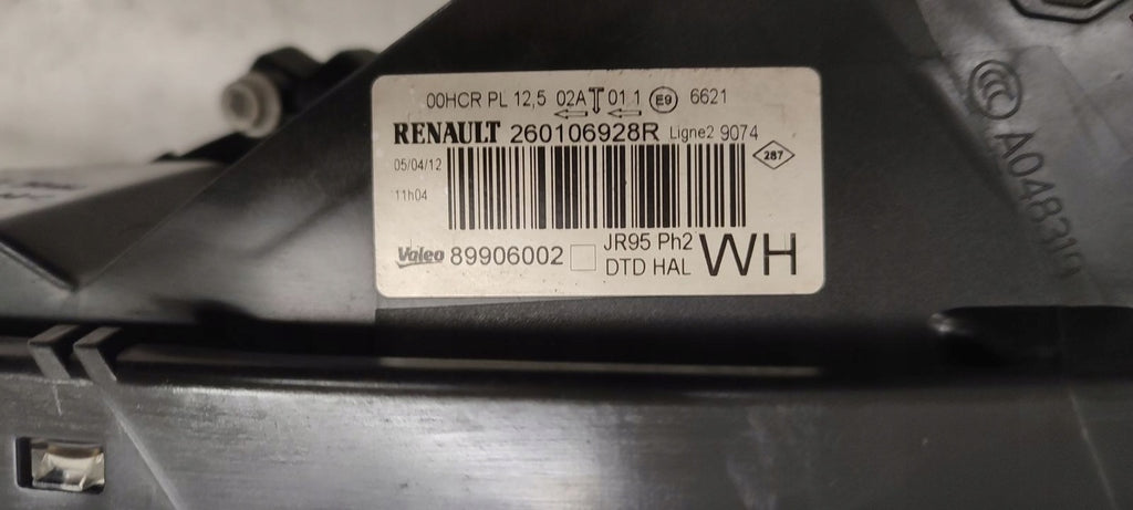 Frontscheinwerfer Renault Scenic 260106928R Rechts Scheinwerfer Headlight SCH6257327592px
