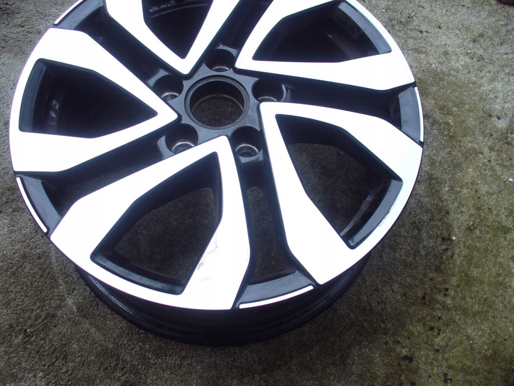 1x Alufelge 16 Zoll 6.5" 5x112 48ET Glanz 5TA601025AA VW I Rim Wheel FEL4857043772wp