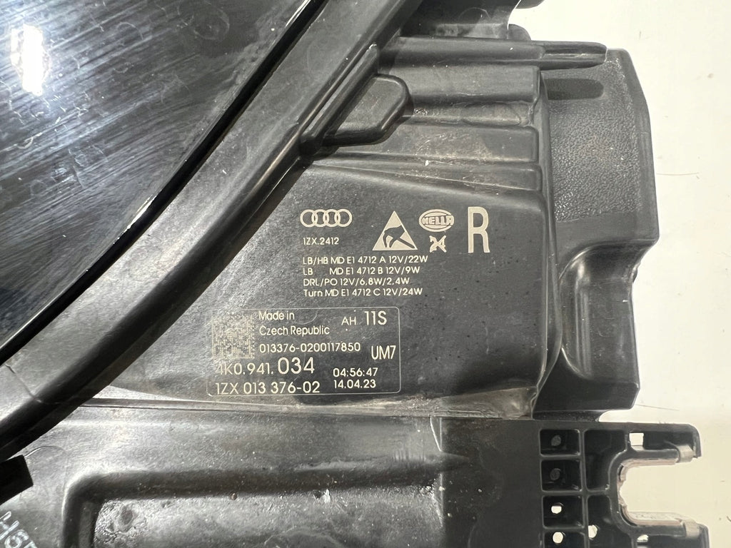 Frontscheinwerfer Audi A6 C8 4K0941034 LED Rechts Scheinwerfer Headlight