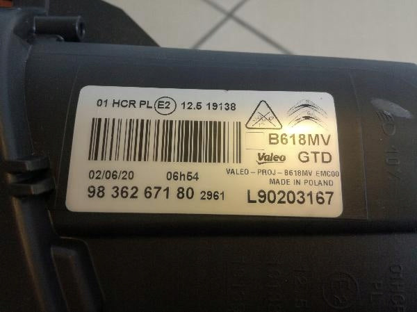 Frontscheinwerfer Citroën C3 III 9836267180 LED Links Scheinwerfer Headlight SCH8833382344uj