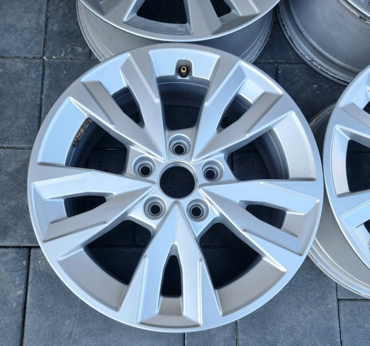 4x Alufelge 16 Zoll 6.5" 5x112 43ET Glanz Silber 8Y0071496 Audi Rim Wheel FEL6165569643cb