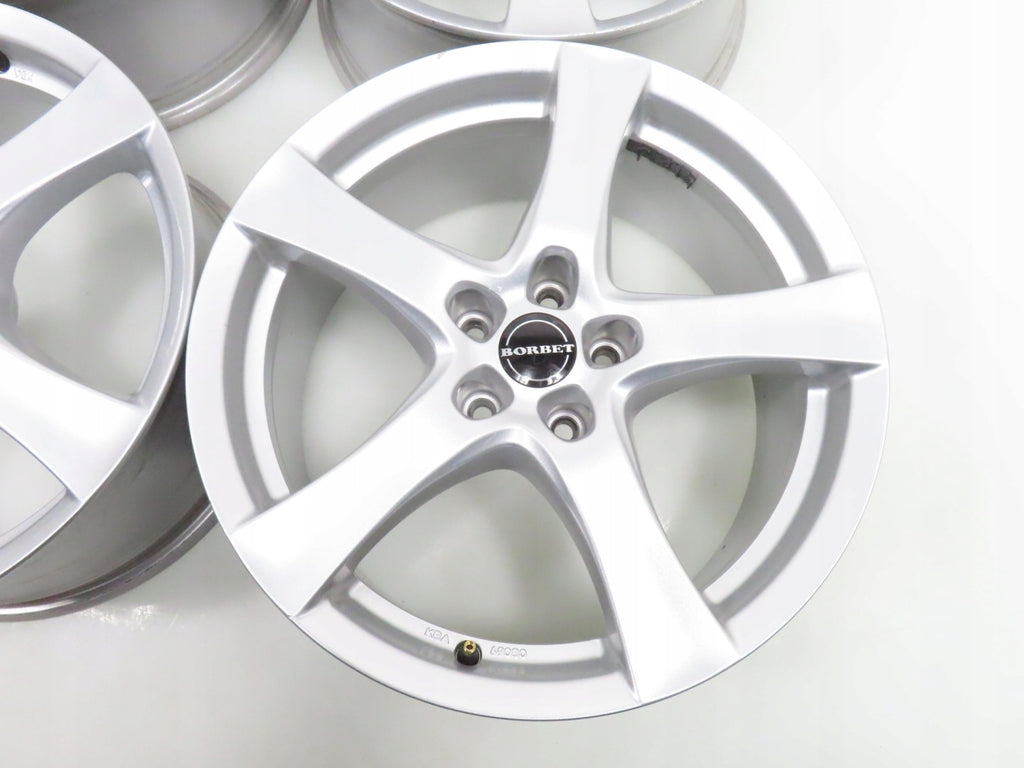 4x Alufelge 18 Zoll 8.0" 5x112 35ET Silber KBA49080 Audi I Rim Wheel FEL1558350967md