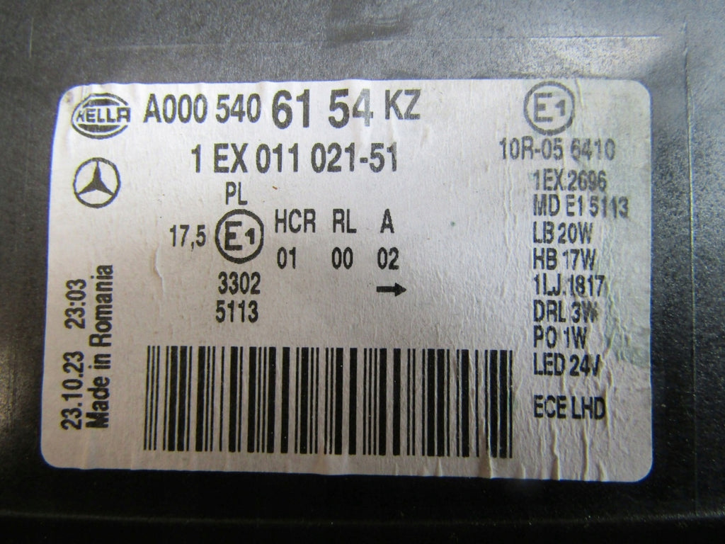 Frontscheinwerfer Mercedes-Benz A0005406154KZ LED Links Scheinwerfer Headlight SCH2701350876zm