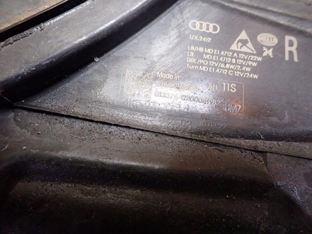 Frontscheinwerfer Audi A6 C8 4K0941034 Full LED Rechts Scheinwerfer Headlight SCH2373442141lk