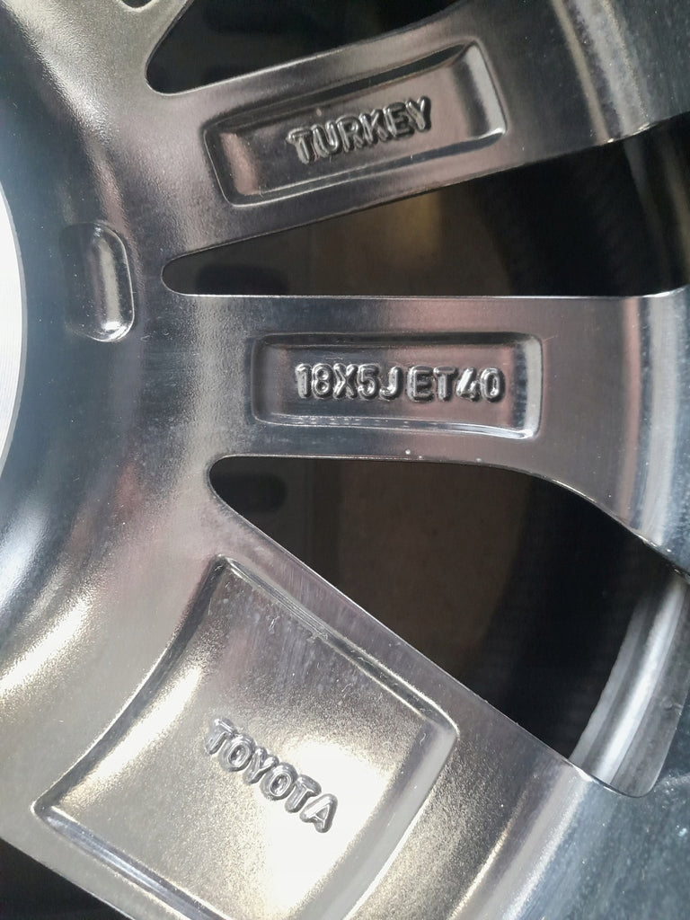 1x Alufelge 18 Zoll 5.0" 4x100 40ET Glanz PW4570H014MB Toyota Aygo X Rim Wheel FEL2163961351ug