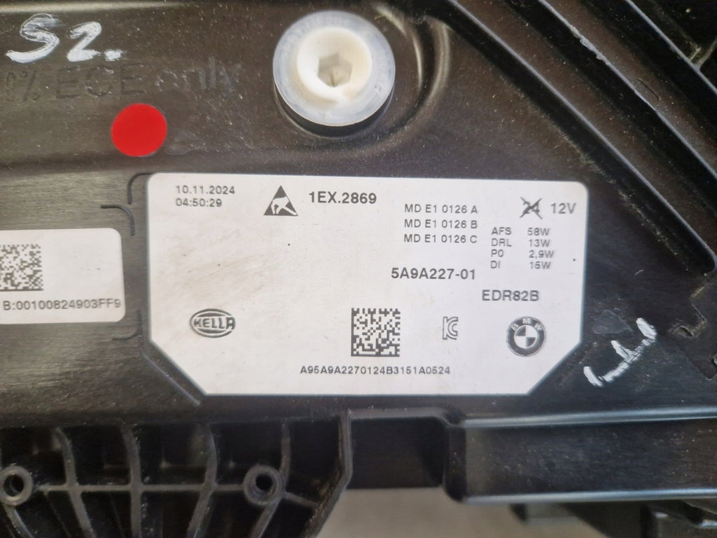 Frontscheinwerfer BMW X1 5A9A227-01 LED Links Scheinwerfer Headlight SCH6726314308yc