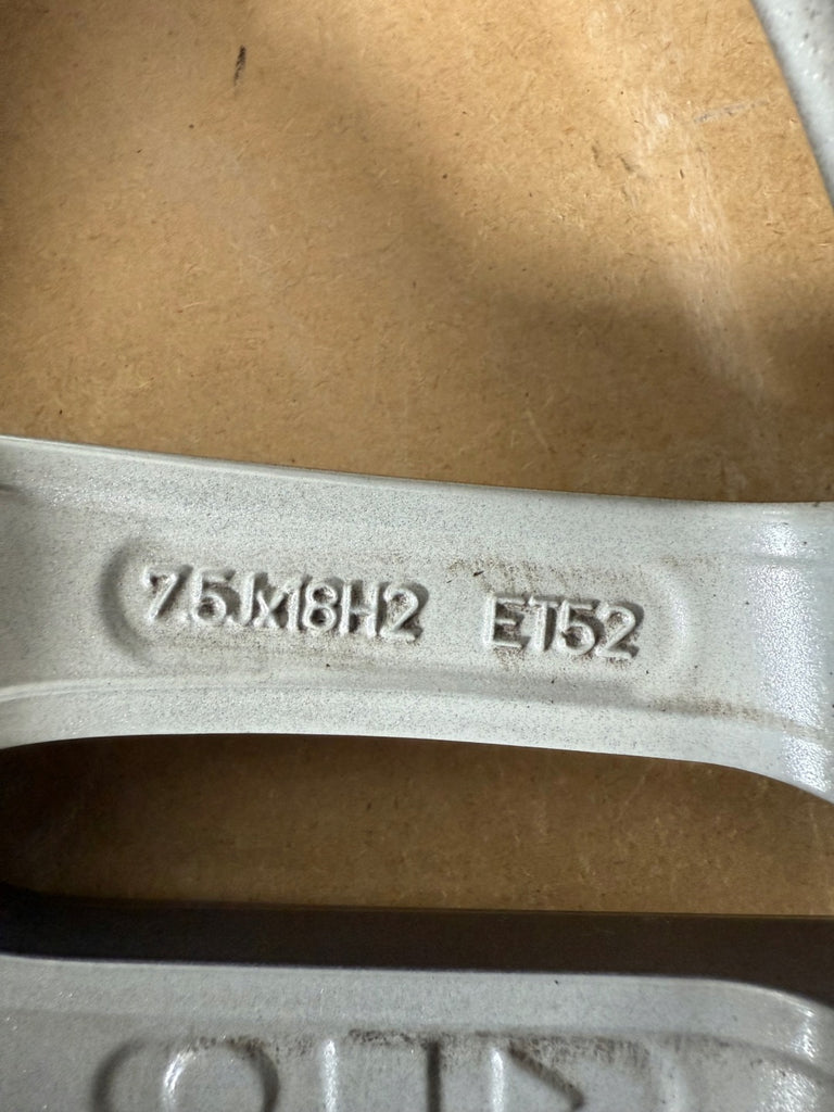 1x Alufelge 18 Zoll 7.5" 5x112 52ET Glanz Schwarz A1764010700 Mercedes-Benz W176 FEL8236948254vl